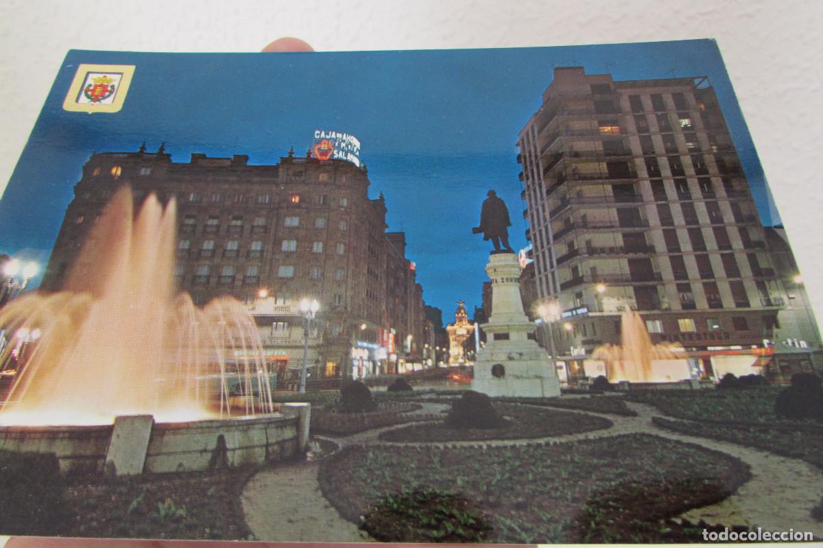 Postales: Valladolid - Plaza del Poeta Zorrilla (Nocturna) - Subirats Casanovas n&ordm; 44