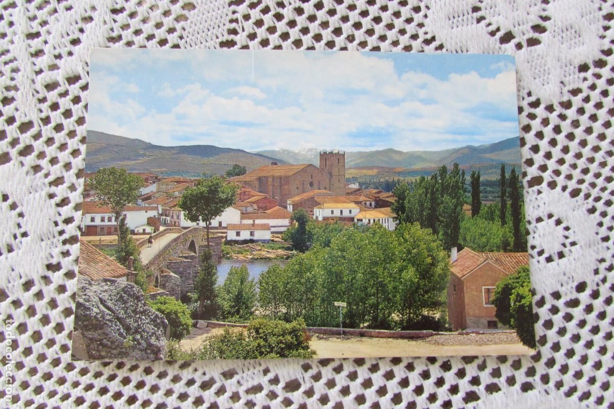 Postales: BARCO DE &Aacute;VILA (&Aacute;vila) Postal No.42, Vista parcial e Iglesia de la Asuncion
