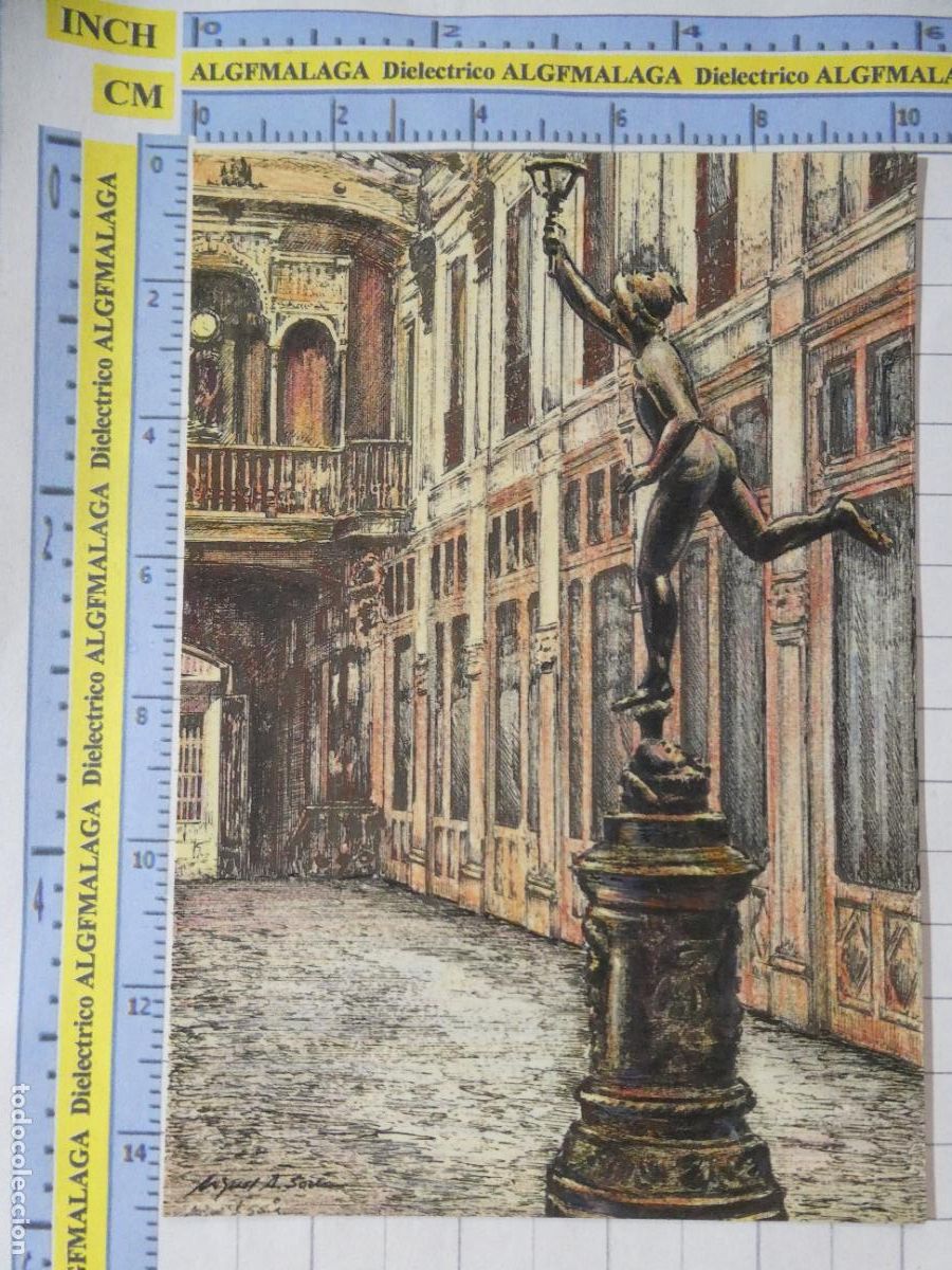 Postales: POSTAL DE VALLADOLID. A&Ntilde;O 1990. DIBUJO PASAJE GUTI&Eacute;RREZ. 3 MAS. 1409