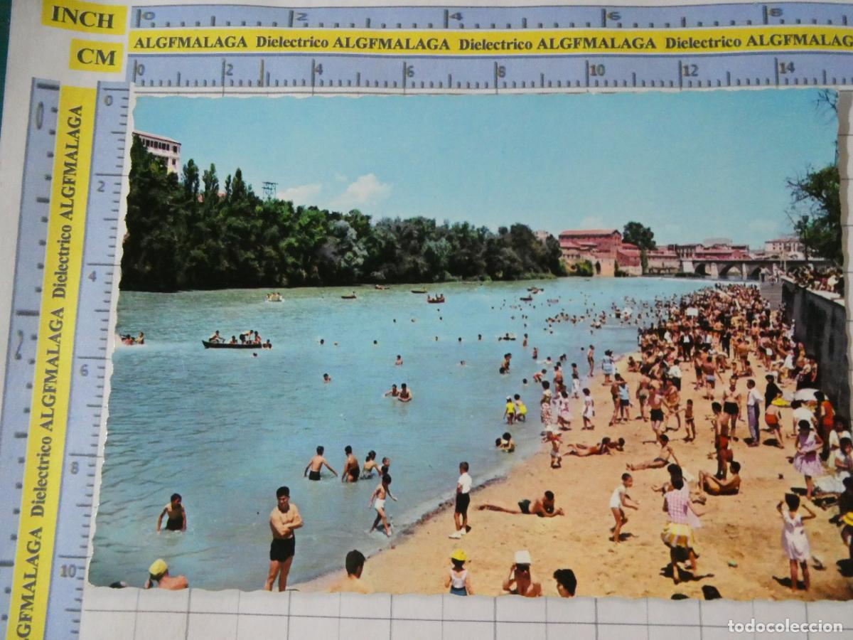 Postales: POSTAL DE VALLADOLID. A&Ntilde;O 1962. PLAYA ARTIFICIAL EN EL R&Iacute;O PISUERGA 14 GARRABELLA. 1426