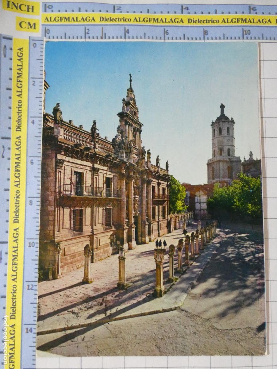 Postales: POSTAL DE VALLADOLID. A&Ntilde;O 1962. UNIVERSIDAD Y CATEDRAL. 2018 ARRIBAS. 1431