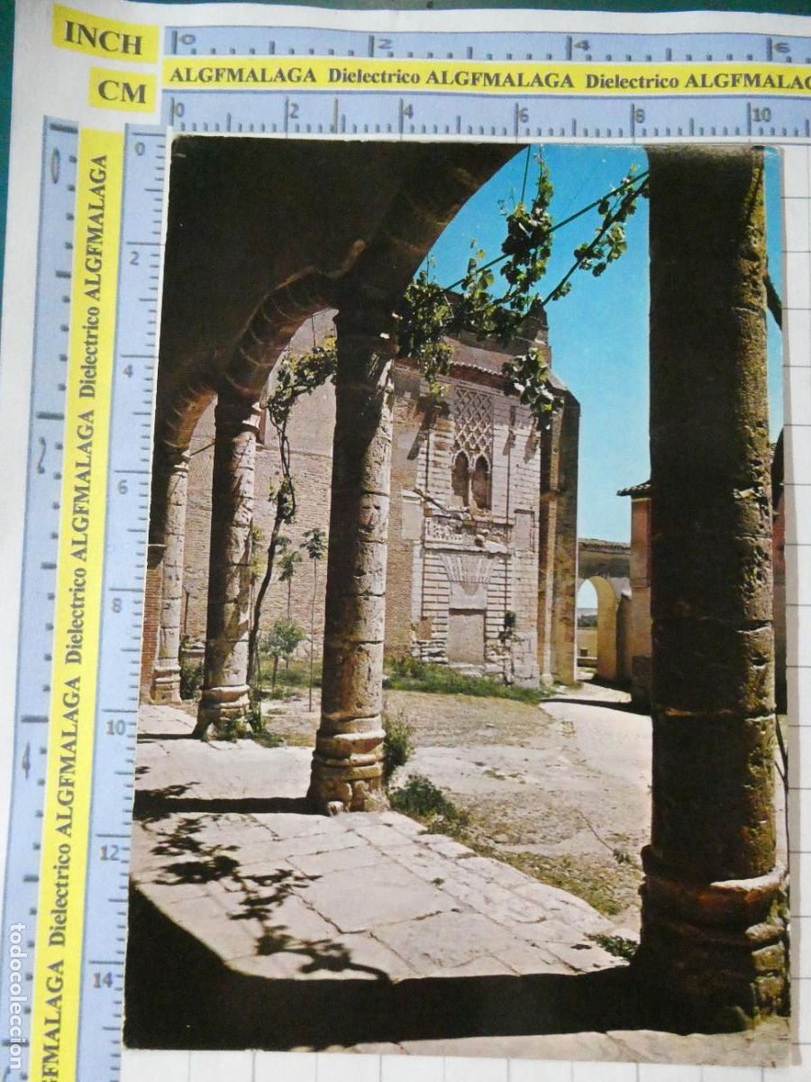 Postales: POSTAL DE VALLADOLID. TORDESILLAS ALBERGUE DE CARRETERA PATIO SANTA CLARA. 6 DGT. 1433