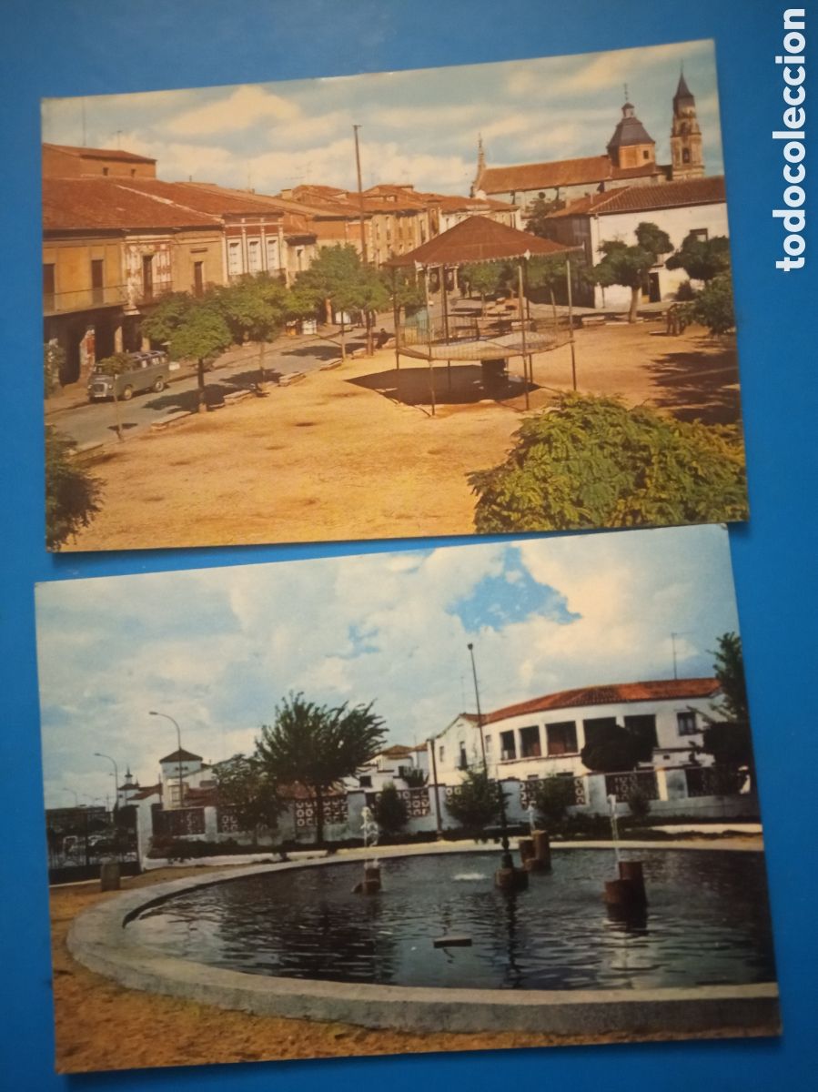 Postales: 2 antiguas postales fotogr&aacute;ficas de Pe&ntilde;aranda de Bracamonte (Salamanca)