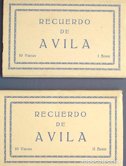 Postales: RECUERDO DE &Aacute;VILA. I Y II SERIE. 10 VISTAS POR SERIE. M. ARRIBAS.