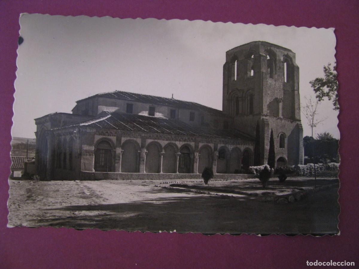 Postales: POSTAL FOTOGRAFICA DE SEGOVIA. IGLESIA DE SAN JUAN DE LOS CABALLEROS. MUSEO DE CERAMICA DE ZULOAGA.