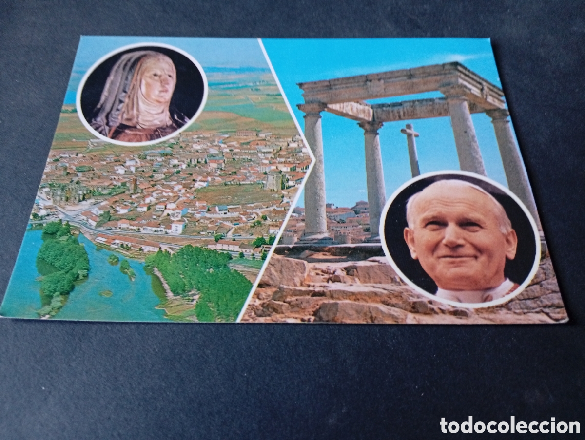 Postales: Postal Alba de Tormes visita del Papa Juan Pablo ll