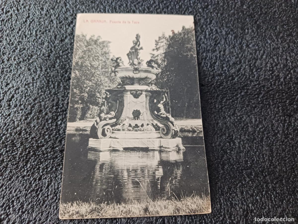 Postales: 1028 La granja fuente de la taza, fototipia thomas