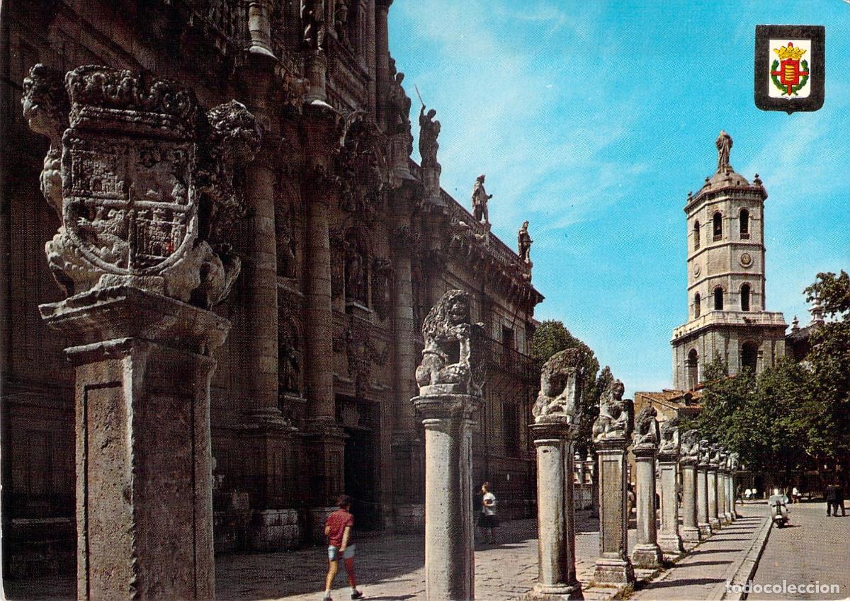 Postales: Postal de la Universidad y la Catedral de Valladolid