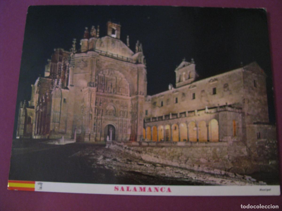 Postales: POSTAL DE SALAMANCA. SAN ESTEBAN. NOCTURNA. MANIPEL. CIRCULADA.