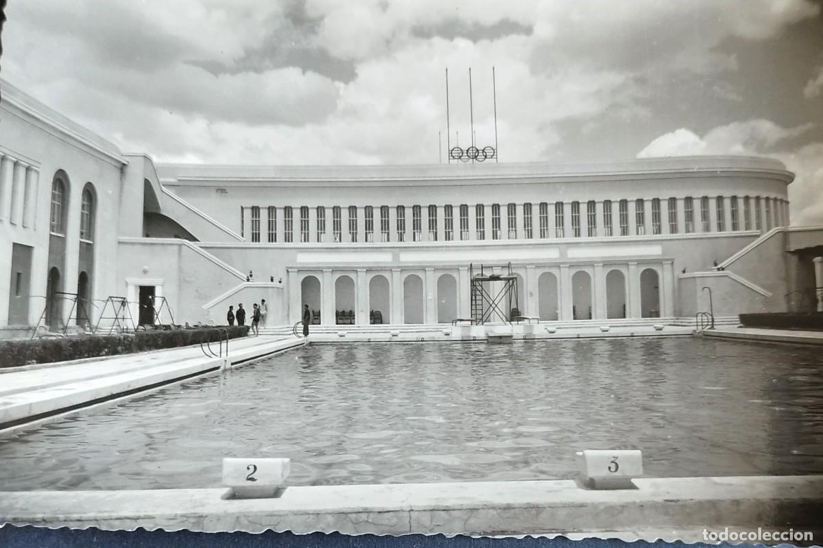 Postales: POSTAL DE BURGOS: CIUDAD DEPORTIVA. PISCINA GRANDE DE VERANO