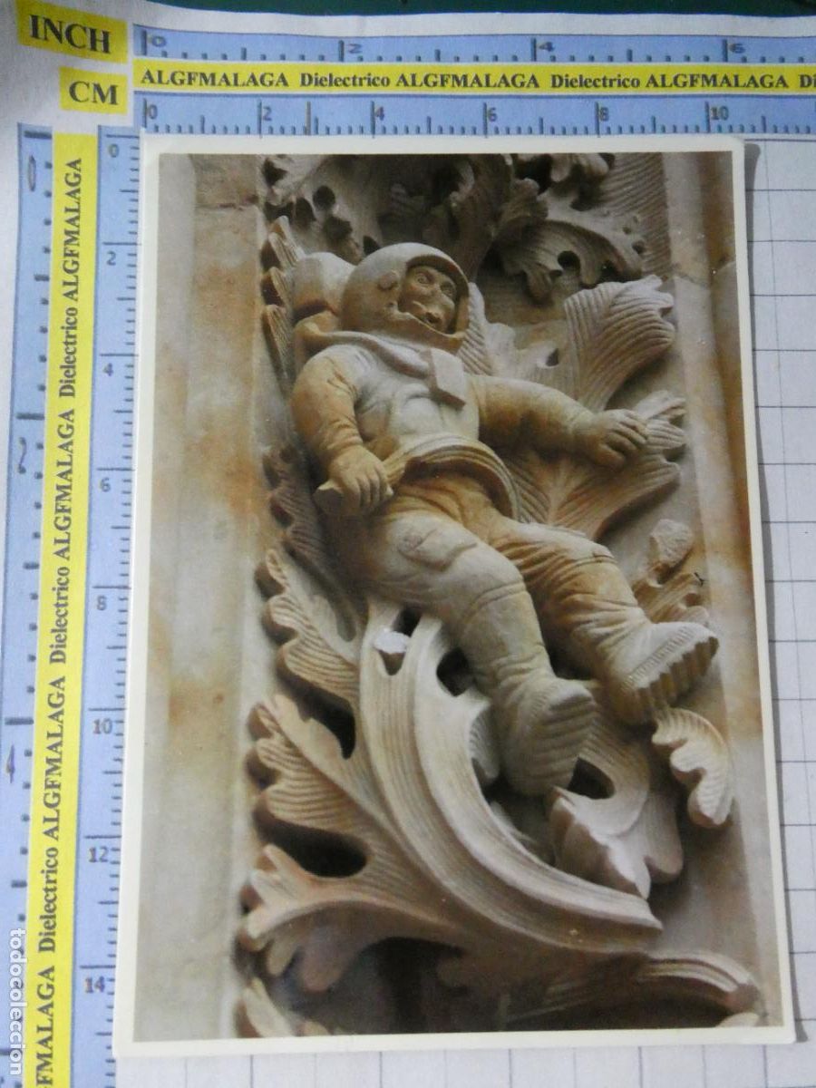 Postales: POSTAL DE SALAMANCA. A&Ntilde;O 1994. CATEDRAL NUEVA PUERTA RAMOS ASTRONAUTA 163 CERVANTES. 1571