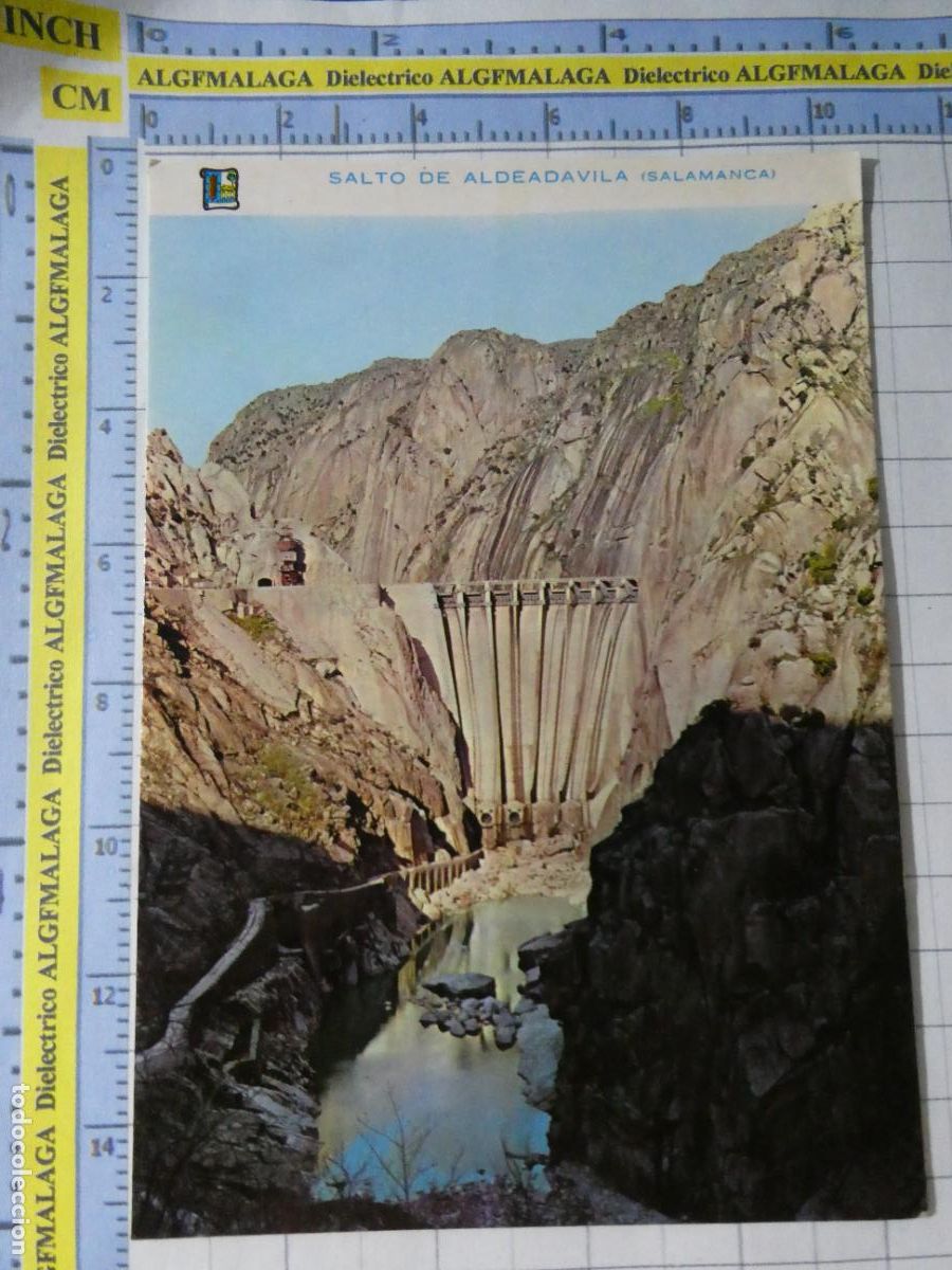 Postales: POSTAL DE SALAMANCA. A&Ntilde;O 1969. PRESA SALTO DE ALDEDAVILA 96 PERGAMINO. 1574