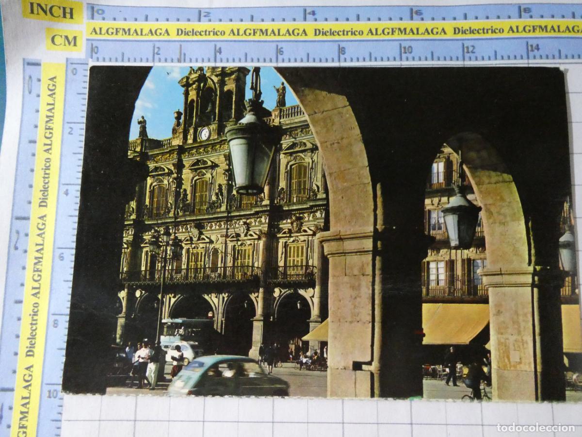Postales: POSTAL DE SALAMANCA. A&Ntilde;O 1966. AYUNTAMIENTO SEAT 600. FARDI. 1580