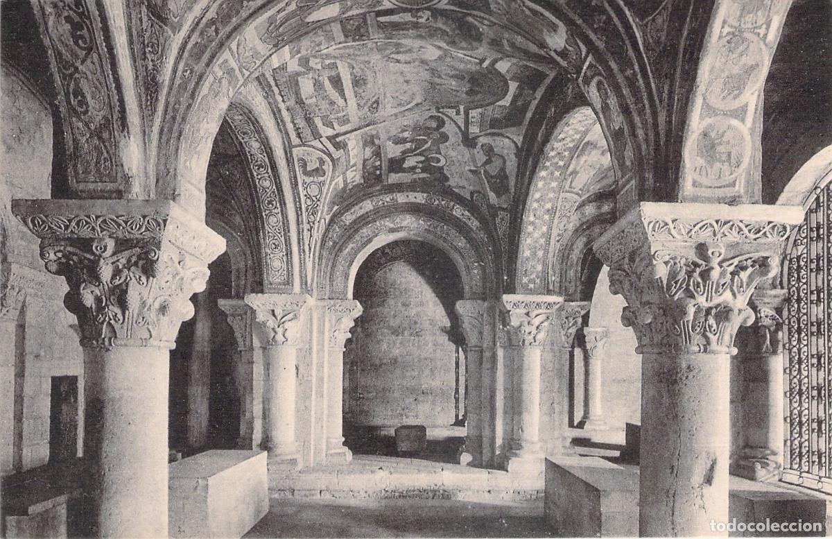 Postales: Postal de Le&oacute;n, Pante&oacute;n de los Reyes, Colegiata de San Isidoro