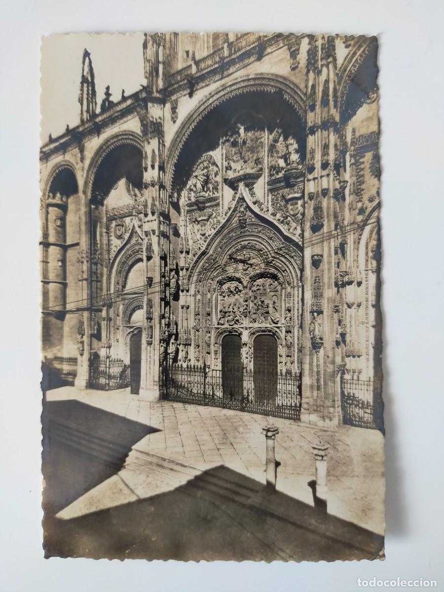 Postales: Tarjeta Postal SALAMANCA: Catedral Nueva, Fachada principal - Heliotip&iacute;a Art&iacute;stica - Sin circular.