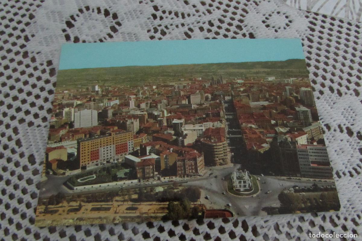 Postales: leon 714 vista aerea escrita