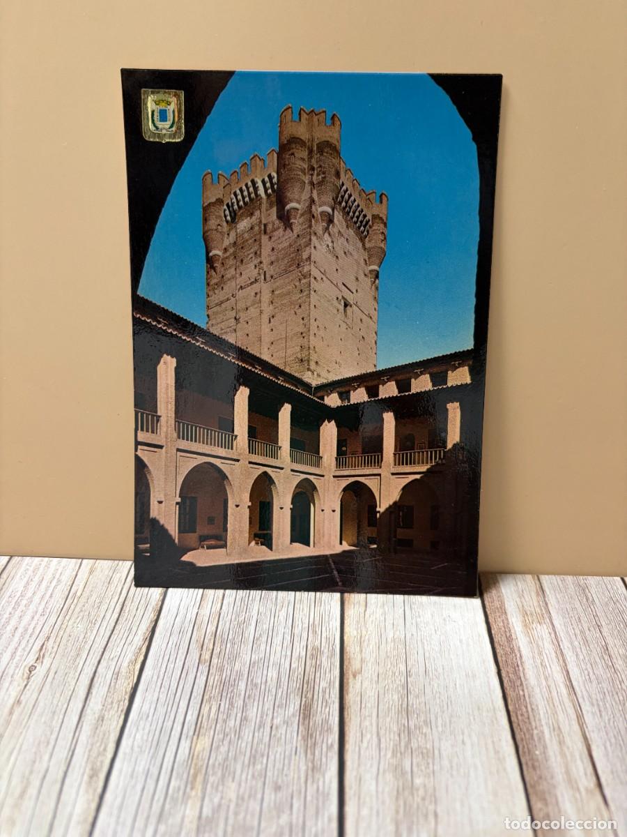 Postales: TARJETA POSTAL. VALLADOLID. N&ordm; 6.- MEDINA DEL CAMPO. CASTILLO TORRE DEL HOMENAJE Y PATIO.