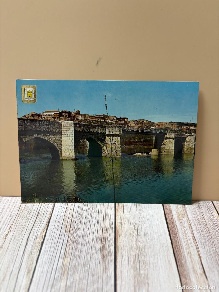 Postales: TARJETA POSTAL. VALLADOLID. 7.- SIMANCAS. PUENTE ROMANO SOBRE EL R&Iacute;O PISUERGA. A. SUBIRATS CASANOVAS