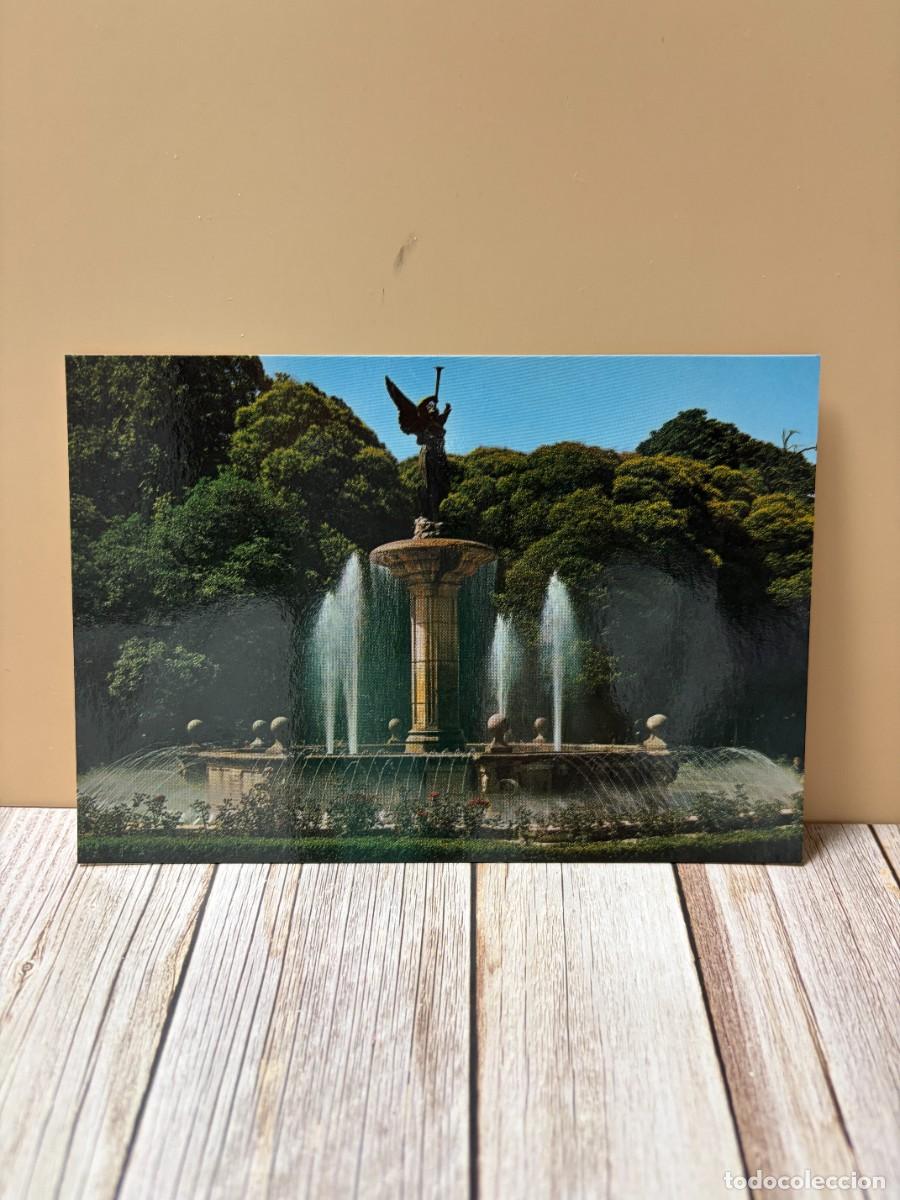 Postales: TARJETA POSTAL. VALLADOLID. 30.- CAMPO GRANDE. FUENTE DE LA FAMA.