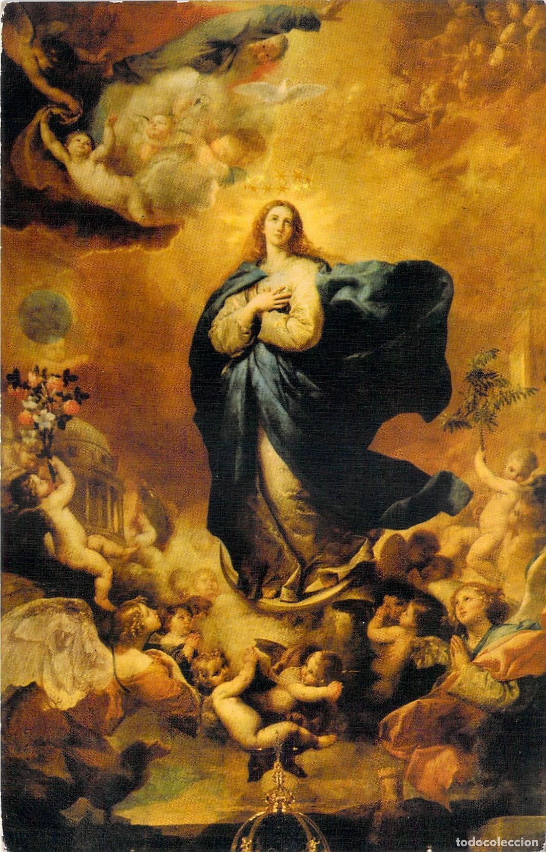 Postales: Postal de Salamanca La Pur&iacute;sima de Ribera Pintura Religiosa