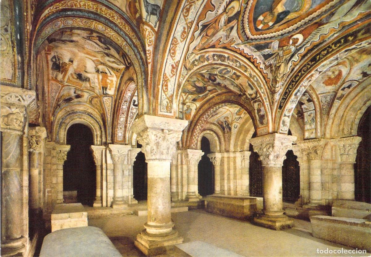 Postales: Postal Decoraci&oacute;n Pante&oacute;n de los Reyes Bas&iacute;lica San Isidoro Le&oacute;n