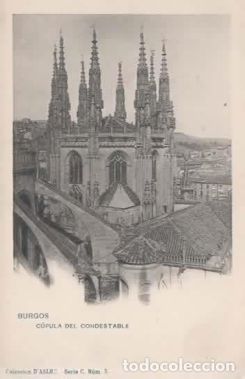 Postales: BURGOS DORSO SIN DIVIDIR CUPULA CATEDRAL
