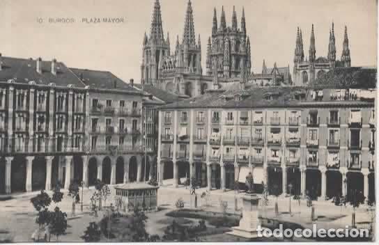 Postales: BURGOS SIN ESCRIBIR PLAZA MAYOR
