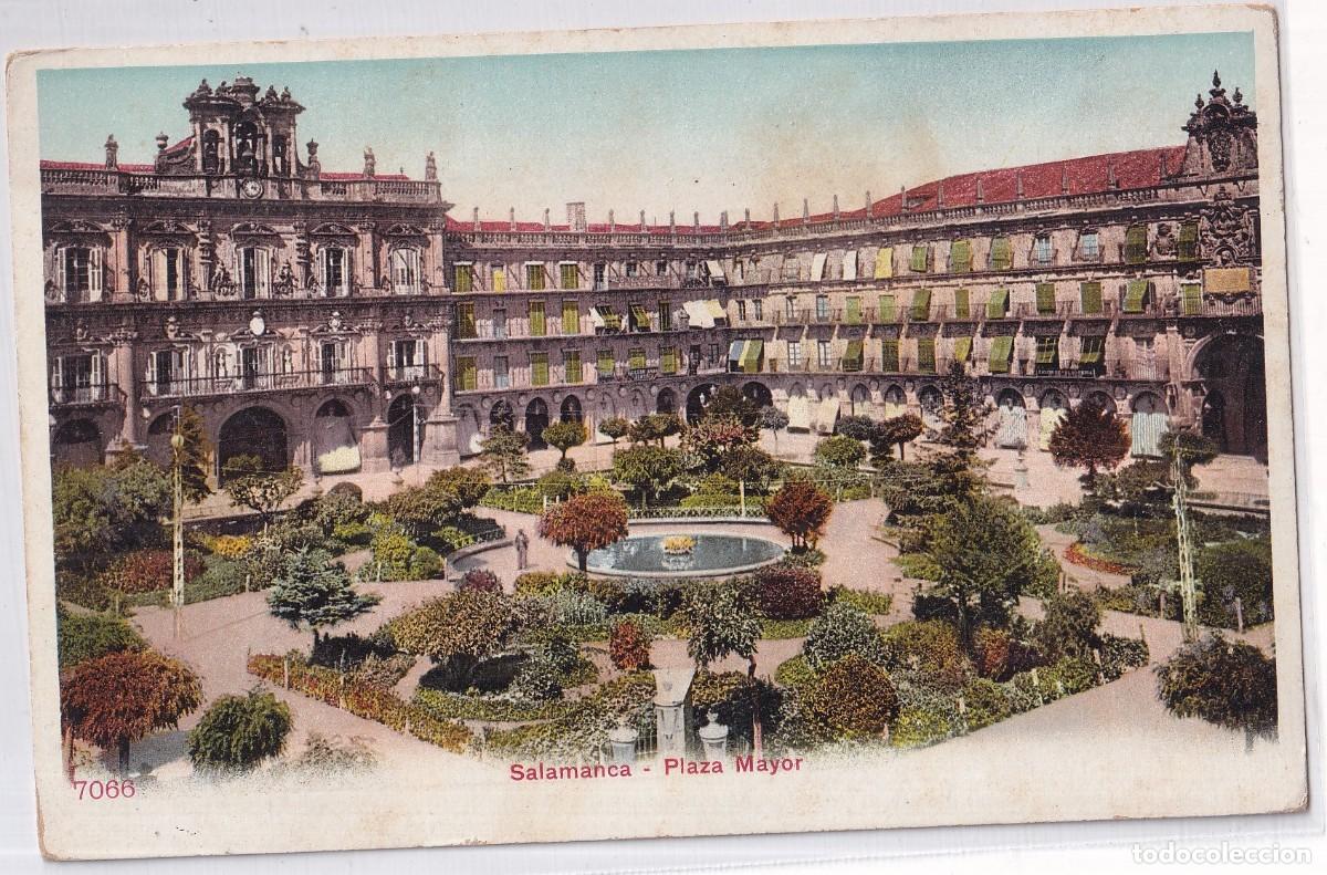 Postales: 7066 Salamanca. Plaza Mayor . Reverso sin dividir. Sin circular.
