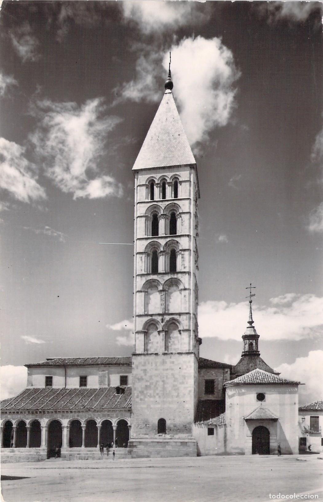 Postales: Postal Iglesia de San Esteban de Segovia con Torre Rom&aacute;nica