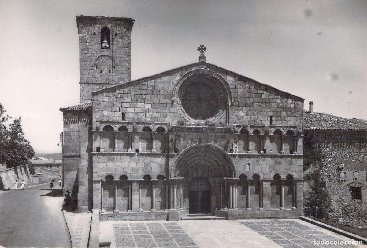 Postales: Postal de Soria - Iglesia de Santo Domingo y Portada Rom&aacute;nica
