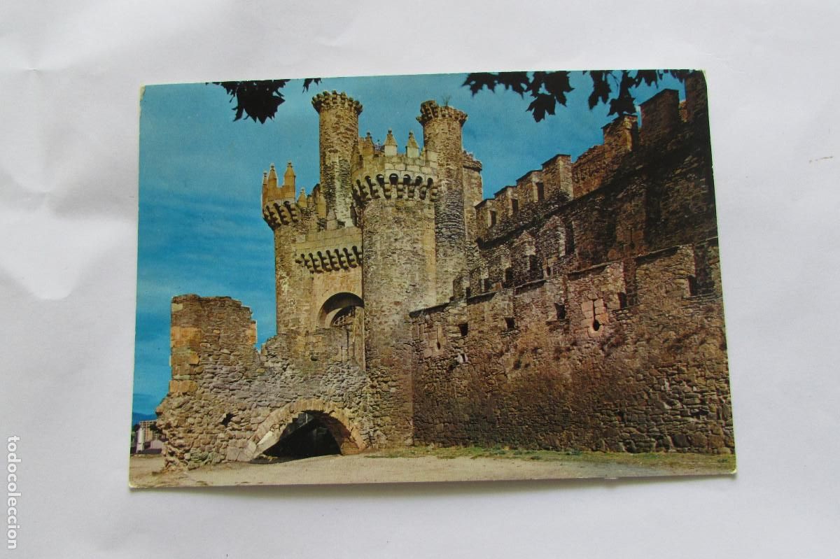 Postales: 2 PONFERRADA - CASTILLO DE LOS TEMPLARIOS