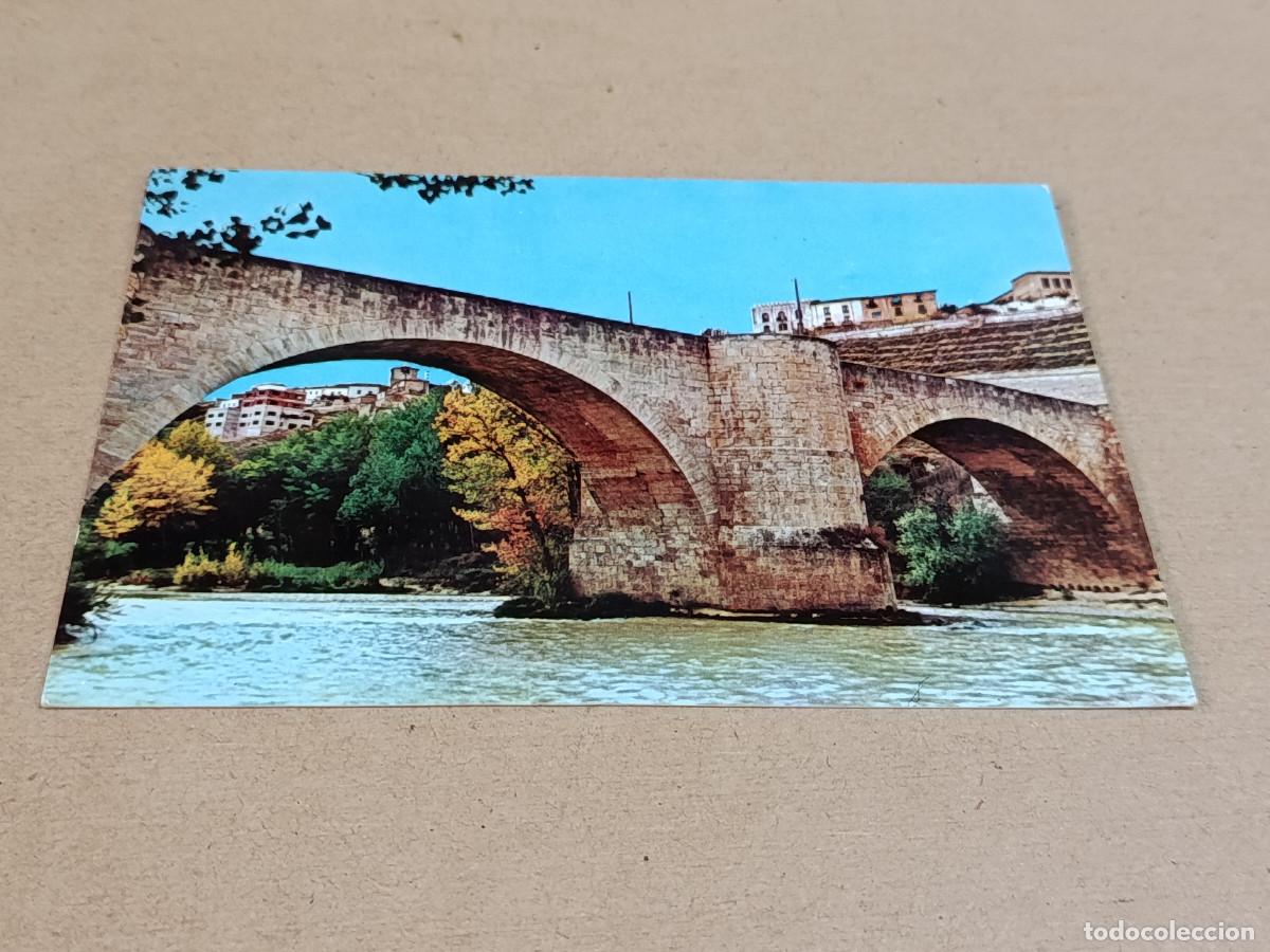 Postales: BURGOS - POSTAL ROA DE DUERO - PUENTE SOBRE EL R&Iacute;O DUERO