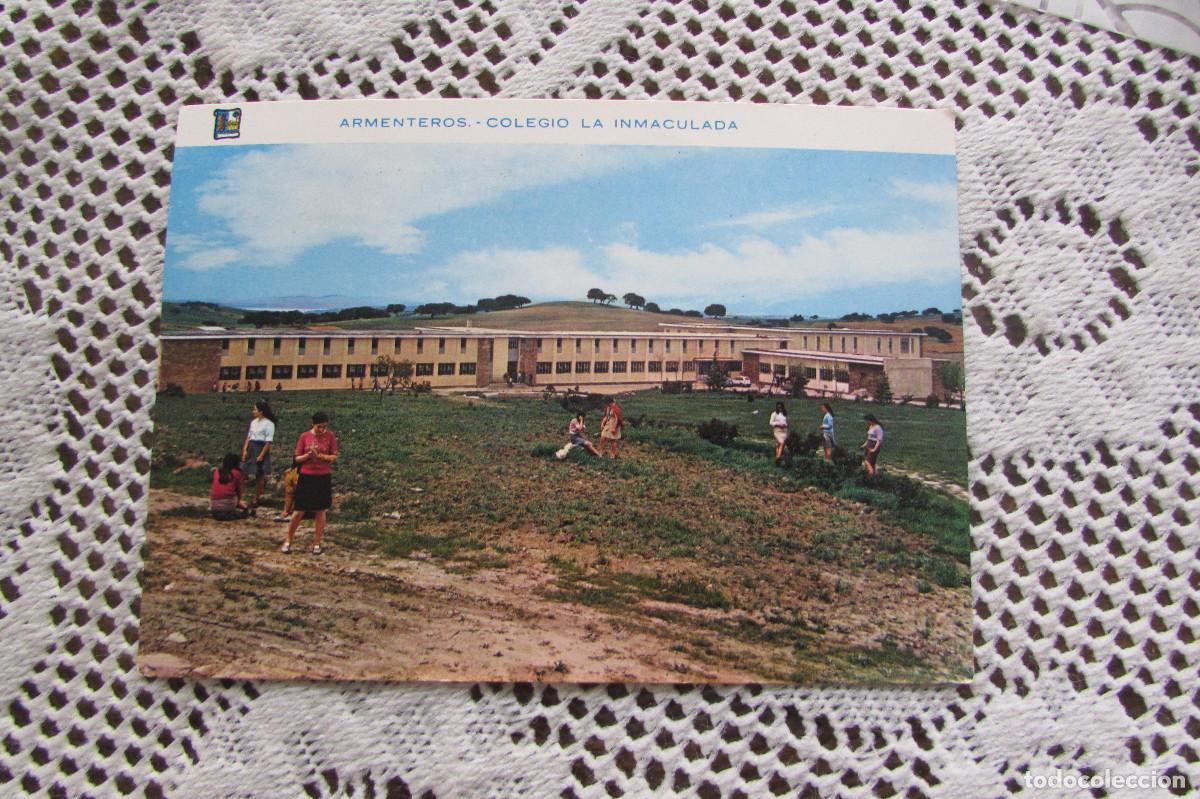 Postales: ARMENTEROS 1 COLEGIO LA INMACULADA ESCRITA