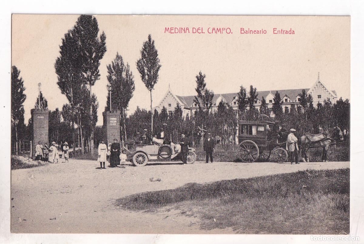 Postales: POSTAL. MEDINA DEL CAMPO. BALNEARIO. ENTRADA. VALLADOLID