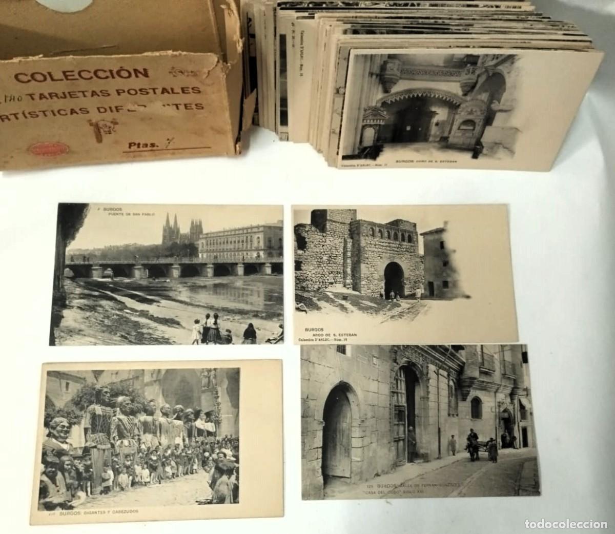 Postales: BURGOS: CAJA DE POSTALES HAUSER Y MENET. AGUST&Iacute;N GARC&Iacute;A. 1930