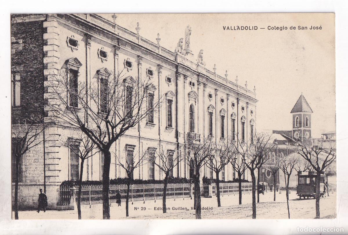 Postales: POSTAL. VALLADOLID. COLEGIO DE SAN JOS&Eacute;. CIRCULADA EN 1909