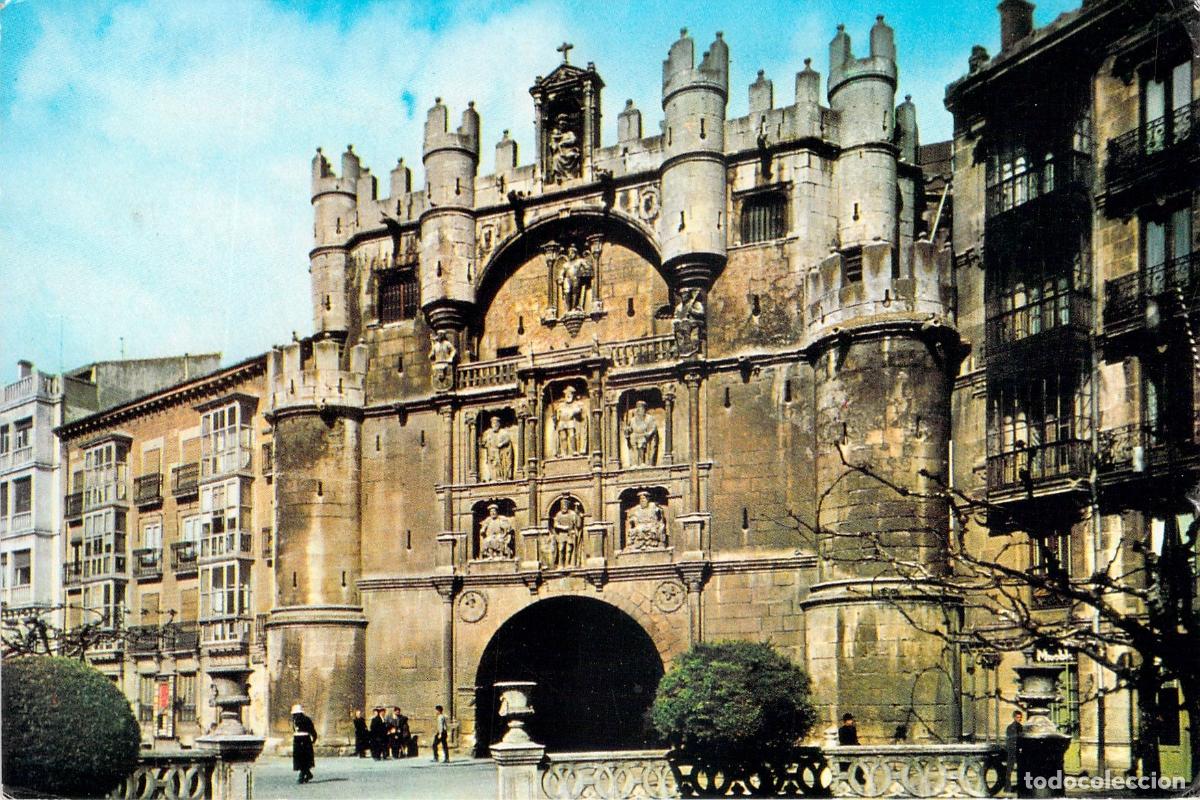 Postales: Postal del Monumental Arco de Santa Mar&iacute;a en Burgos
