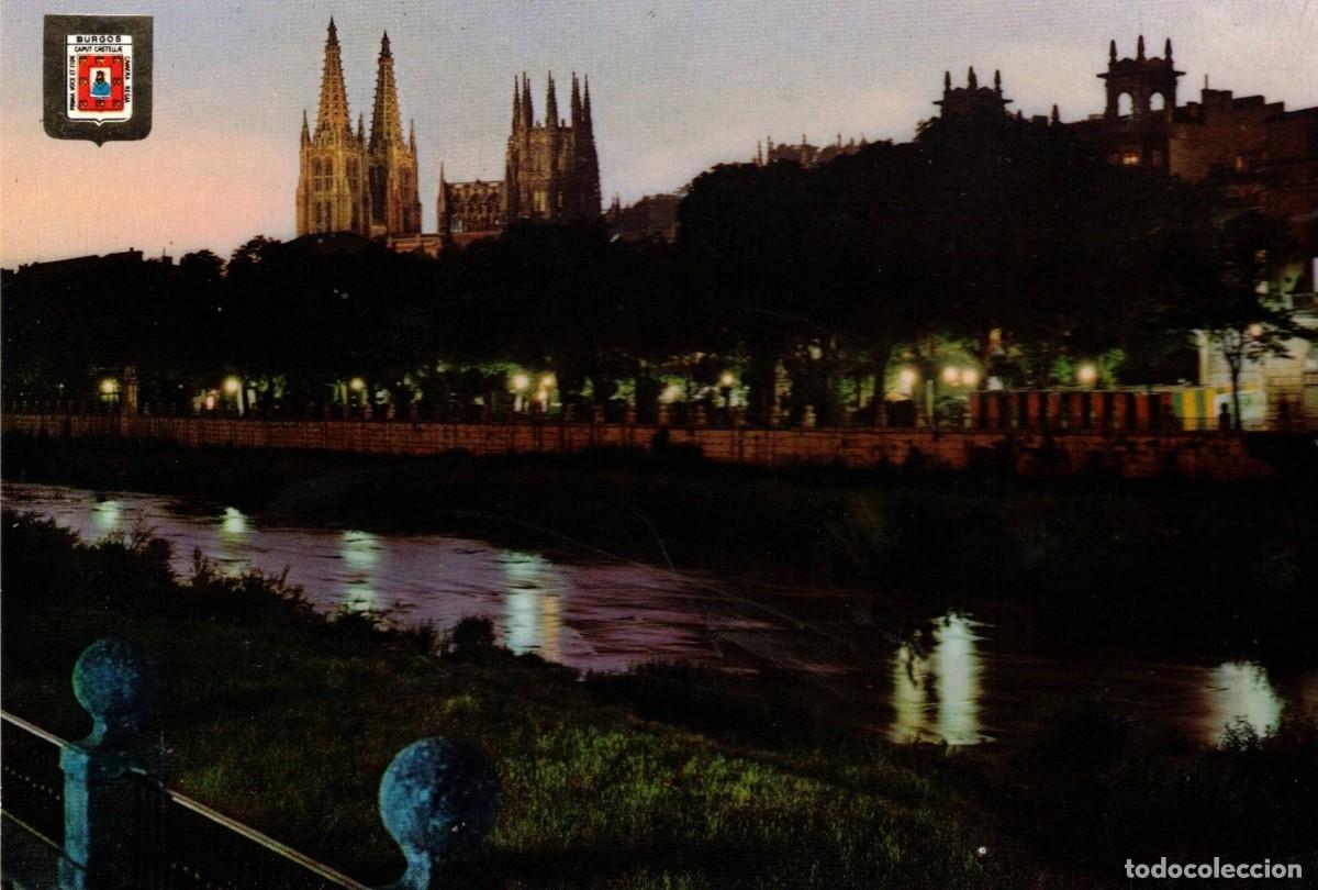 Postales: :::: B11 - POSTAL - BURGOS - RIO ARLAN&Oacute;N Y CATEDRAL