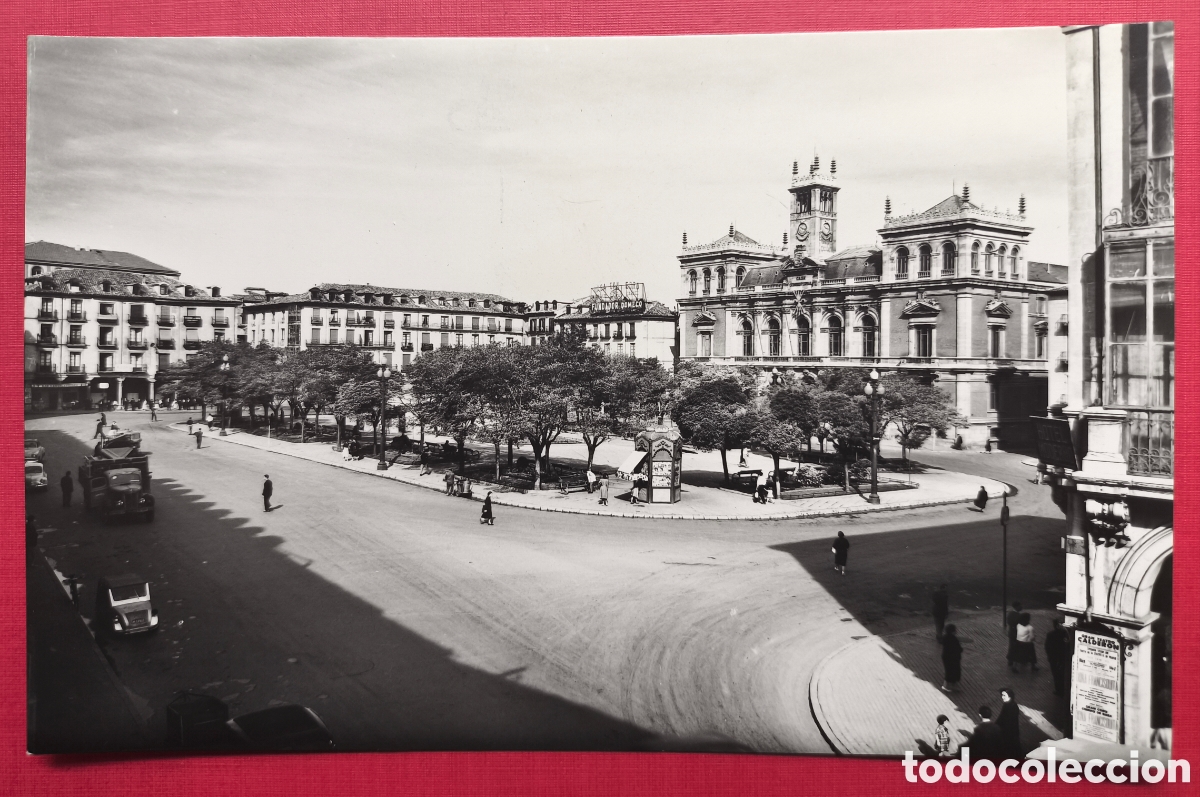 Postales: VALLADOLID PLAZA MAYOR POSTAL FOTOGR&Aacute;FICA FOTOGRAF&Iacute;A ALFONSO C. 1960