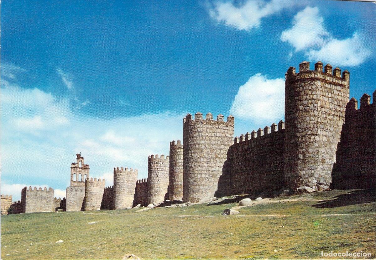 Postales: Postal de las Hist&oacute;ricas Murallas de &Aacute;vila, Espa&ntilde;a