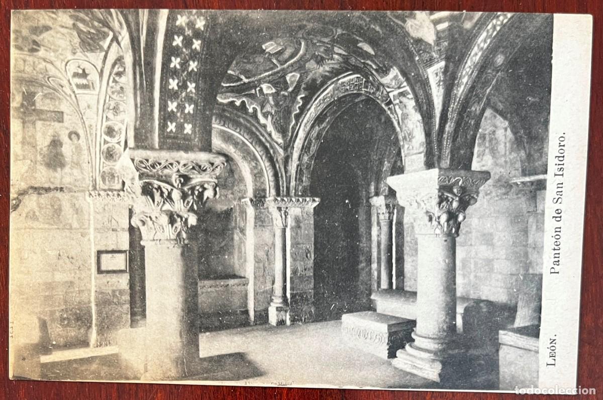 Postales: LEON, PANTEON DE SAN ISIDORO, LACOSTE, COLECCION ESPA&Ntilde;A MONUMENTAL E HISTORICA SERIE II N&ordm; 9