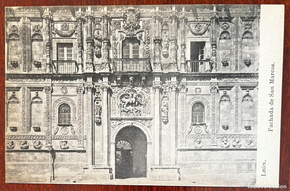 Postales: LEON, FACHADA DE SAN MARCOS, LACOSTE, COLECCION ESPA&Ntilde;A MONUMENTAL E HISTORICA SERIE II N&ordm; 10