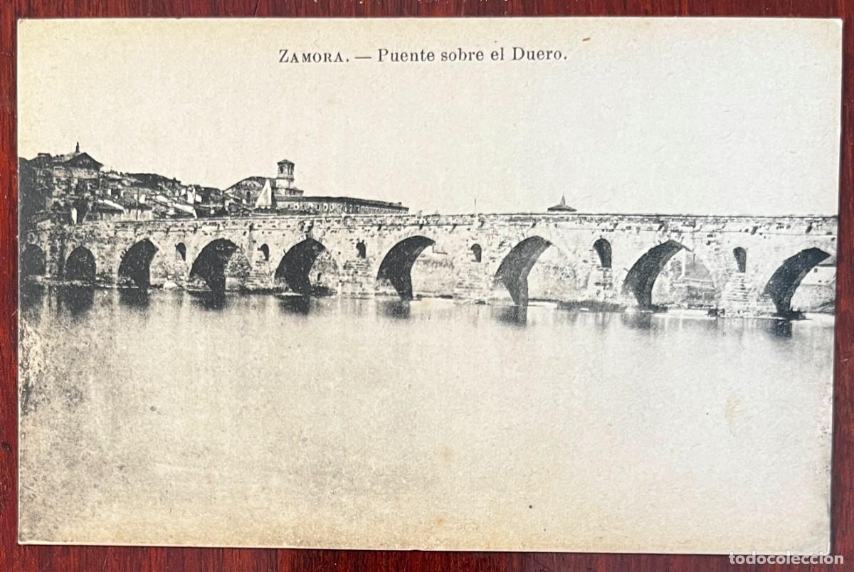 Postales: ZAMORA, PUENTE SOBRE EL DUERO, LACOSTE, COLECCION ESPA&Ntilde;A MONUMENTAL E HISTORICA SERIE III N&ordm; 17