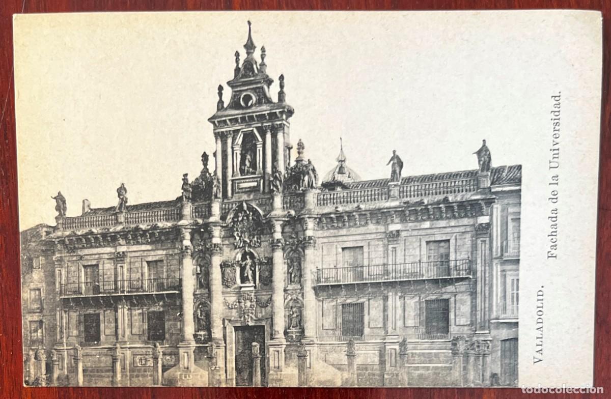Postales: VALLADOLID, FACHADA DE LA UNIVERSIDAD, LACOSTE, COLECCION ESPA&Ntilde;A MONUMENTAL E HISTORICA SERIE VI N&ordm;