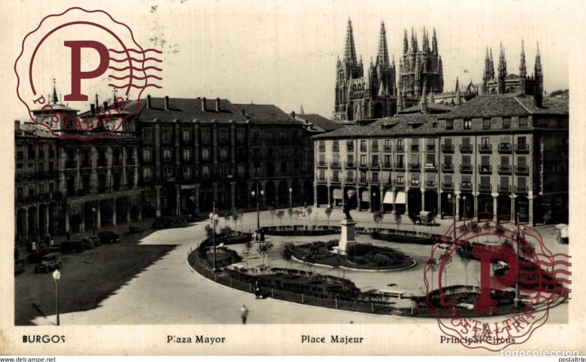 Cartes Postales: BURGOS Plaza Mayor CASTILLA Y LE&Oacute;N SPAIN ESPAGNE
