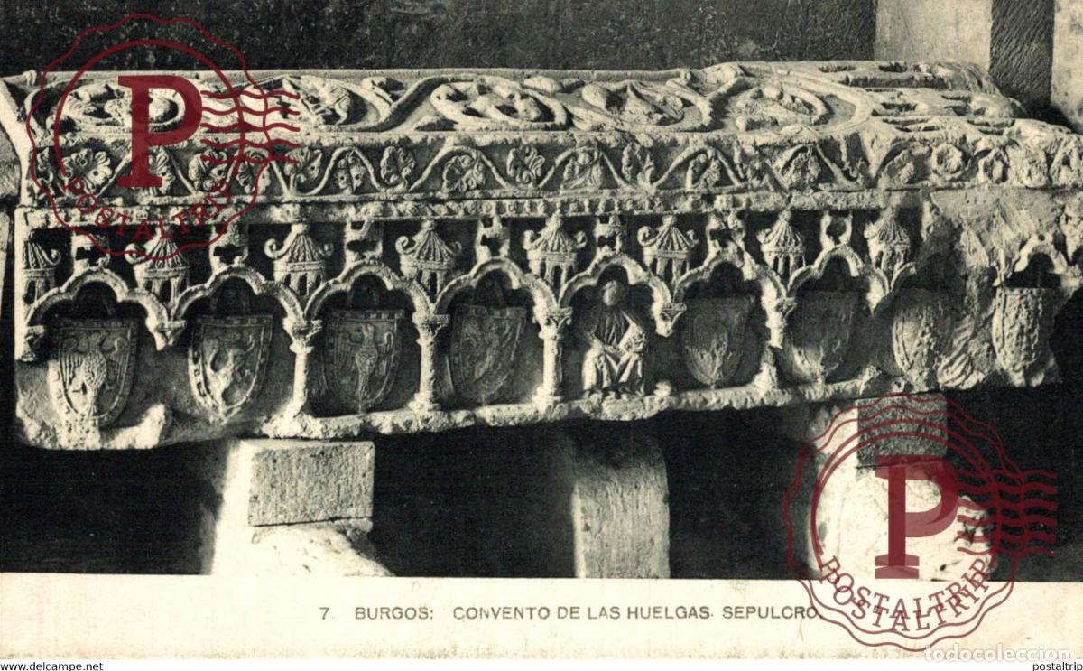 Cartes Postales: BURGOS Convento de las Huelgas Sepulcro CASTILLA Y LE&Oacute;N SPAIN ESPAGNE