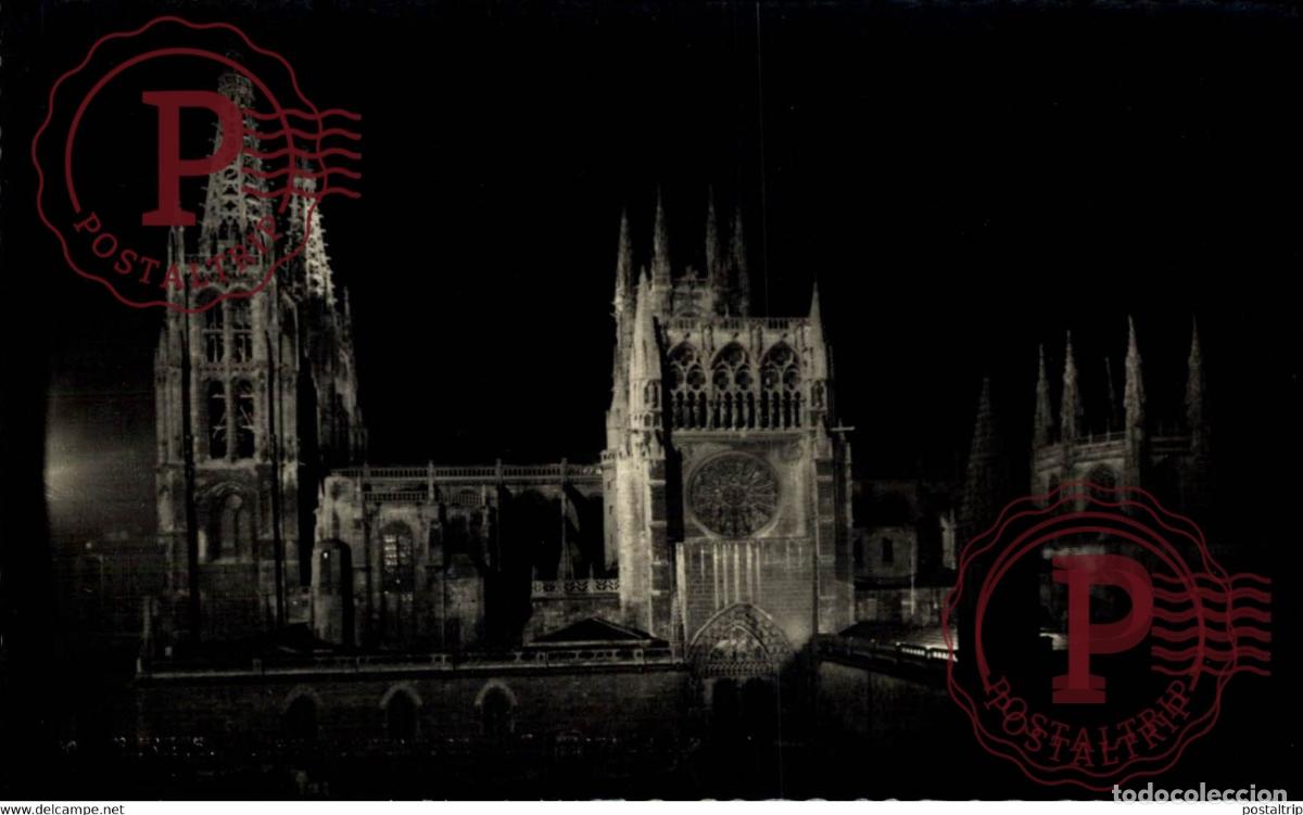 Cartes Postales: BURGOS Catedral Iluminada CASTILLA Y LE&Oacute;N SPAIN ESPAGNE