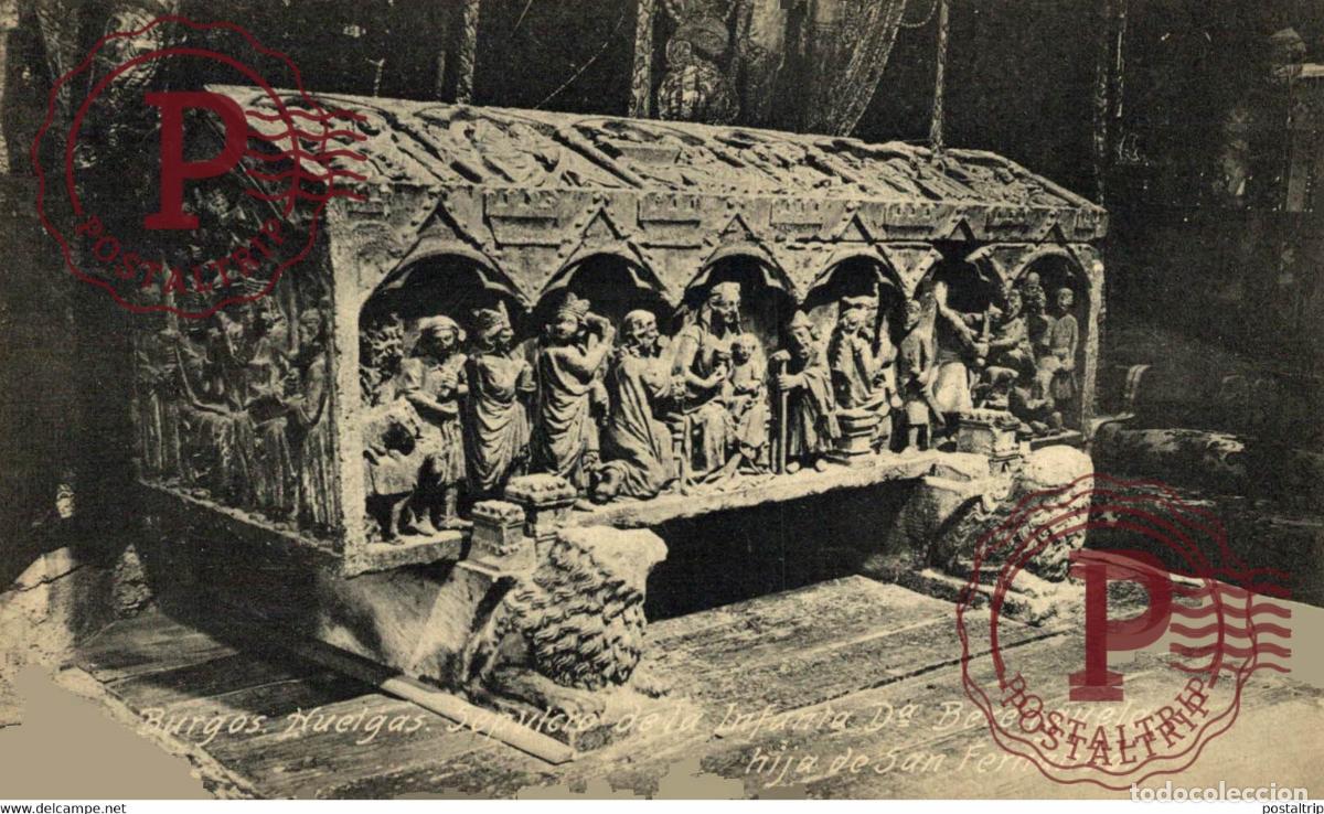 Cartes Postales: BURGOS Huelgas Sepulcro de la infanta D&ordf; Berenguela CASTILLA Y LE&Oacute;N SPAIN ESPAGNE