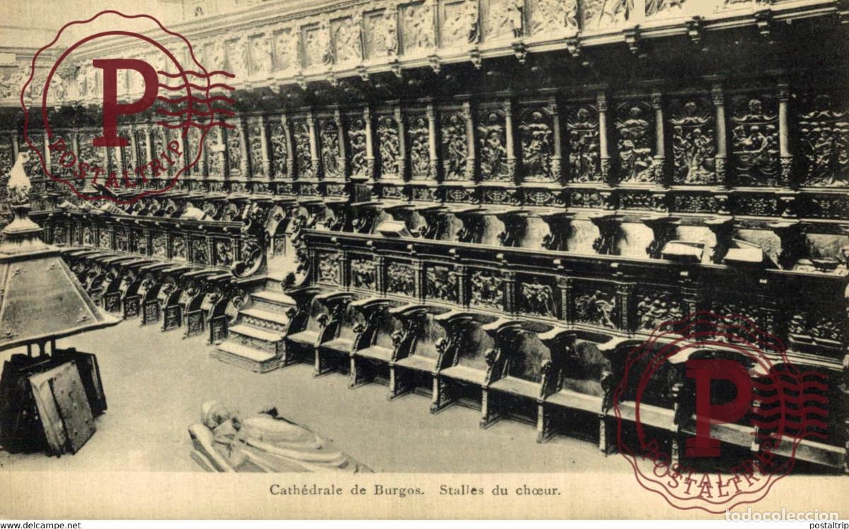 Postais: BURGOS Catedral Silleria del Coro CASTILLA Y LE&Oacute;N SPAIN ESPAGNE
