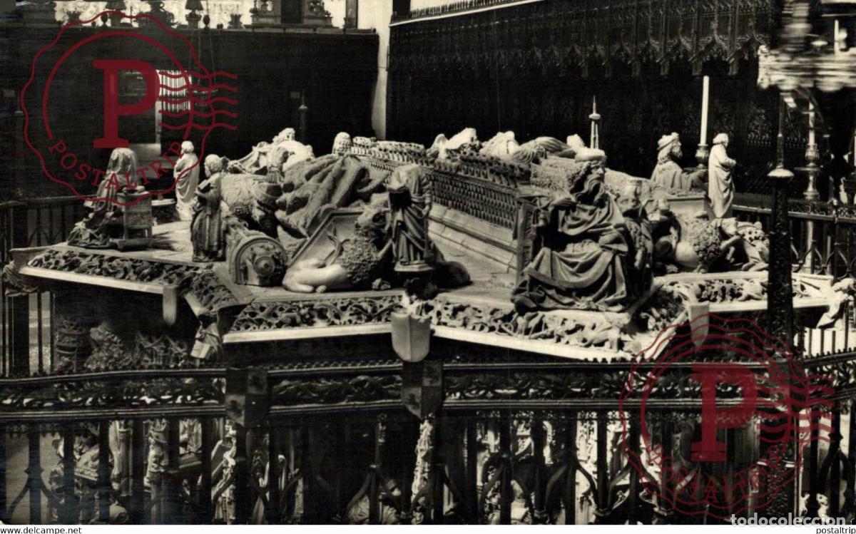 Postais: BURGOS Cartuja de Miraflores Sepulcro de los reyes CASTILLA Y LE&Oacute;N SPAIN ESPAGNE